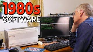 Are Old-School Computers Better? I Used 1980s Software For a Week