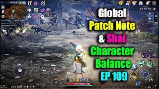 Black Desert Mobile Global Patch Note & Shai Character Balance EP 109