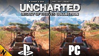 Uncharted: Legacy of Thieves Collection PC vs PS5 | Direct Comparison