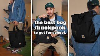 get ugly with me - i found the perfect backpack, bag for back to school. how to style a black bag.