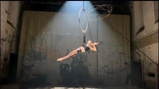 Polina Kyriakhno. Aerial hoop full act