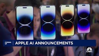 Investors await AI news from Apple WWDC