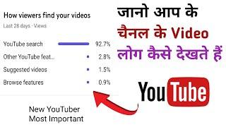 How Viewers Find Your Videos ( ZEE Zeeshan Style