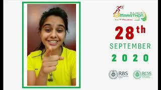 An e-marathon never before...Just run with Megha Maria