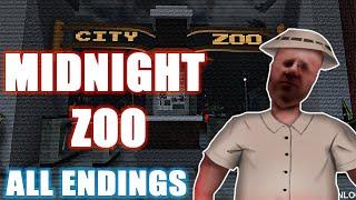 MIDNIGHT ZOO *How to get ALL Endings and Badges* FULL WALKTHROUGH! Roblox