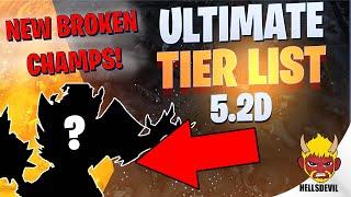 WILD RIFT | ULTIMATE TIER LIST PATCH 5.2D | MASSIVE CHANGES & NEW BROKEN CHAMPIONS!