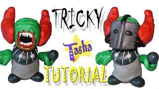 Клоун Трикки ФНФ из Пластилина Туториал Tricky the clown FNF from Plasticine Tutorial madness combat