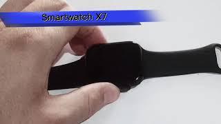 Review Unboxing Smartwatch X7 Bom e Barato