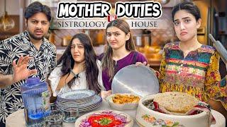 MAMA KI DUTIES KERNI PAR GAI  | Sistrology Home Py Khana Bnaya ‍ | Behno & Areeb Ka Reaction 