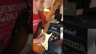 Super Mario Bros theme played on à Strat sunburst