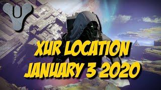 Destiny 2 Season of Dawn - Xur 10.0 Location - January 3 2020