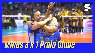 MINAS 3 X 1 PRAIA CLUBE | MELHORES MOMENTOS | FINAL 2 | SUPERLIGA FEMININA DE VÔLEI 2022 | sportv