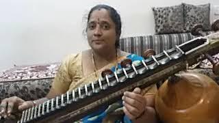 Kalyani Raga | Jathi Swara in Veena | Vanishree