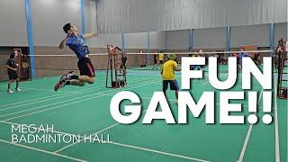 Badminton Like You've Never Seen Before! Non-Stop Action at Megah! 
