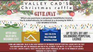 December 2021 Computer Raffle | Valley CAD | SOLIDWORKS