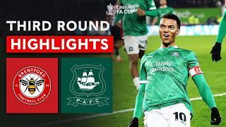 Whittaker Produces A Moment Of Magic! | Brentford v Plymouth Argyle | Emirates FA Cup 2024-25