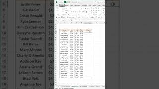 How to create Sparklines in Excel. #excel #shorts