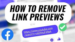 How to send URL links in Facebook Messenger without previews (2021)