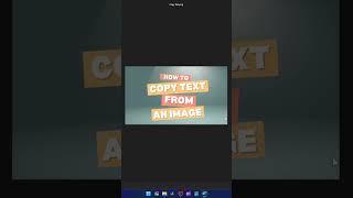 How to Copy Text from Image using Snipping Tool