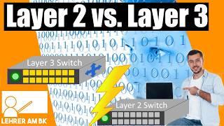 Was ist der Unterschied zwischen einem Layer 2 und 3 Switch?