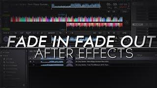 Tutorial After effets como inserir Fade in Fade out em audio