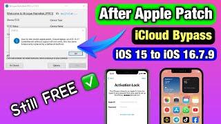 After Apple Patched Fix iCloud Bypass iOS 15 to iOS 16.7.9 BY FREE Tool