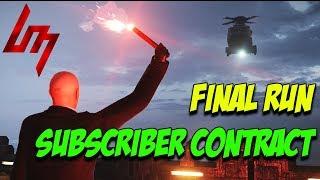I cracked it!  - Hitman 2 Subscriber Contract Final Run