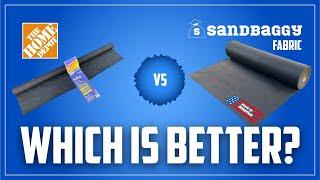 Home Depot vs Sandbaggy 4 oz Non Woven Landscape Fabric - Which is Better?