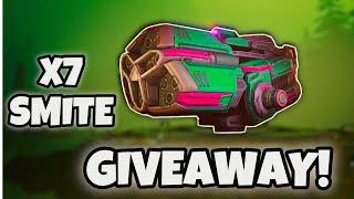 [WR] 7 Smite weapons giveaway war robots update 10.5 giveaway #warrobotswr #warrobots #wrwinsmite