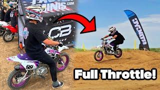 Absolute MADNESS At Pit Bike Race!