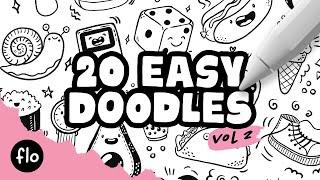 MORE EASY Doodles You Can Draw in PROCREATE - Vol.2!