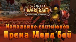 World of Warcraft. Арена Морд'бой.  Нападение слизнюков.