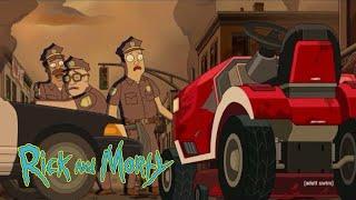 Rick and Morty Lawn Mower End Credit Scene - Season 7 Episode 1