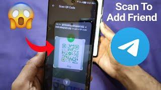 How To Scan QR Code To Add Friend in Telegram || How To Scan Telegram QR Code To Add Contact