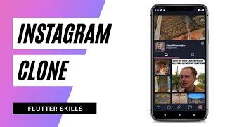 flutter ui - instagram clone