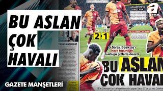 Galatasaray'ın Beşiktaş Galibiyeti Manşetlerde / A Spor / Sabah Sporu / 29.10.2024