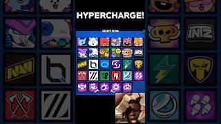 Hypercharge Profile ICONS Brawl Stars #shorts