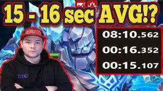 15-16sec AVG Giants Abyss Hard! - Summoners War