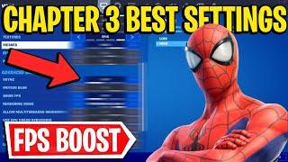 BEST Settings for Fortnite Chapter 3 Season 1 (FPS BOOST & LESS DELAY)