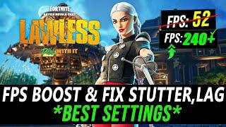  Fortnite Chapter 6 Season 2 FPS Boost and Fix Stutter | Fortnite Chapter 6 Season 2 Settings Guide