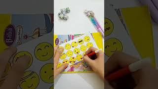 DIY Emoji stickers  how to make stickers at home|#shorts #shortsfeed #diy #diycrafts #diystickers