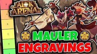 Maulers Engraving Tier List // AFK ARENA Tierlists