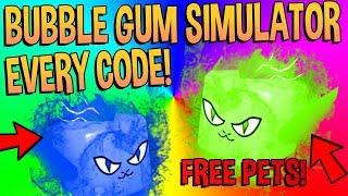 ALL BUBBLE GUM SIMULATOR CODES AND SECRETS - Roblox (CANDY LAND)