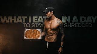 WHAT I EAT IN A DAY to STAY SHREDDED (no, i'm still NOT a fitness influencer)