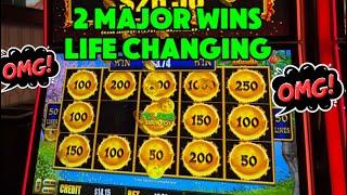 2 MAJOR WINS LIFE CHANGING ON PEACE & LONG LIFE SLOT MACHINE. #slots #casino #slotmachine #jackpot
