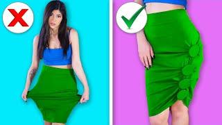 Recreating 8 BRILLIANT Clothes Hacks (DIY Ideas)