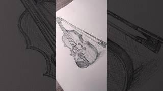 I love Violins! #art #drawing #fairytale #violin #sketching