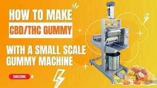 How to Make Gummy Machine Semi Auto Depositor Lab Use in House Sample Jelly Candy Production R&D