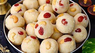 ரவா லட்டு soft-அ ஒருமுறை இப்படி புதுசா செய்ங்க| Rava laddu recipe in tamil | how to make rava laddu