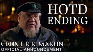 Official Announcement: George R.R. Martin Reveals A Major Update About House of the Dragon's Ending!